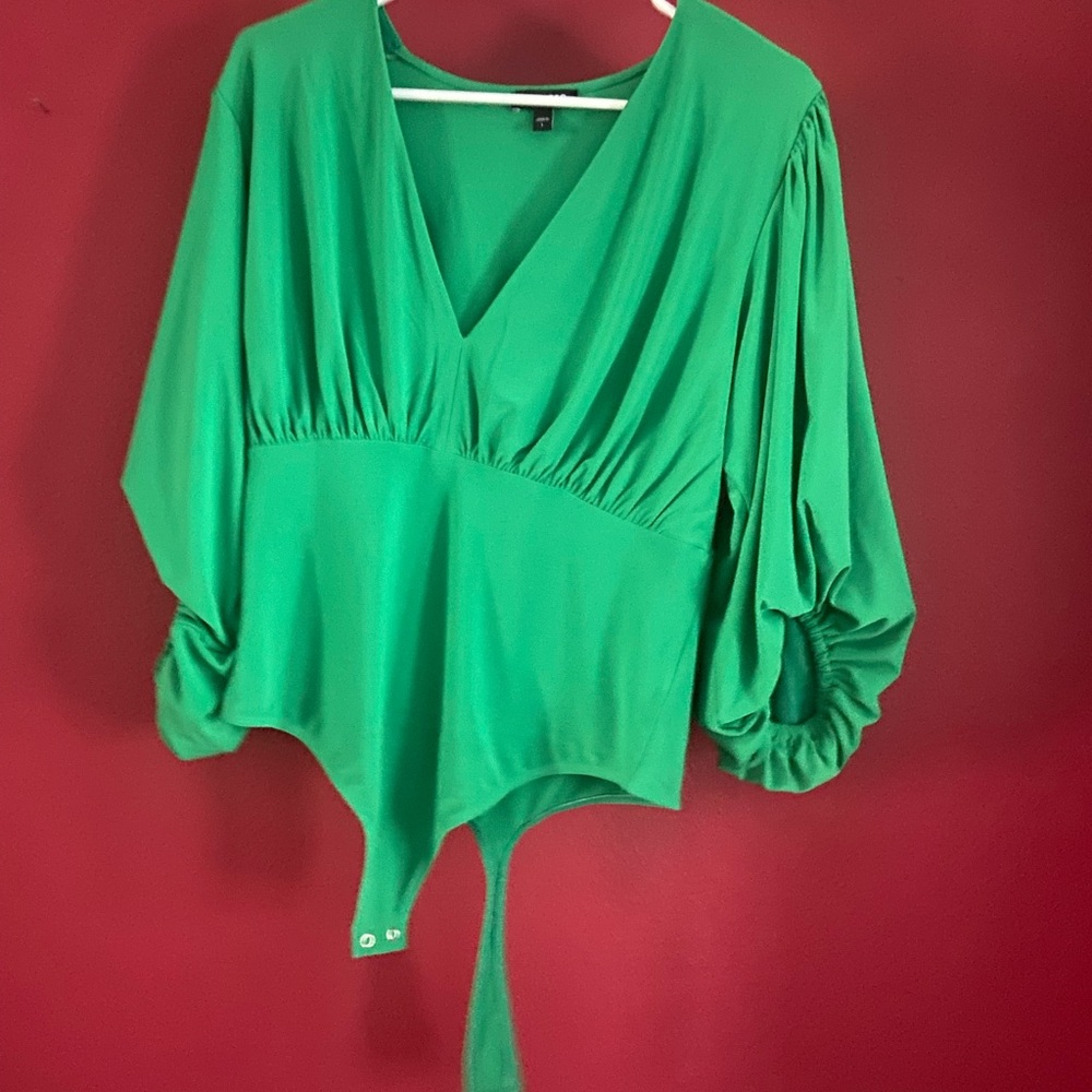 Neon green long sleeve lime green top!!! Perfect for nights out